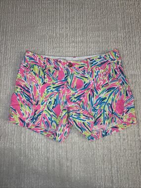 Lilly Pulitzer The Callahan Shorts in Palm Reader Print - Size 10